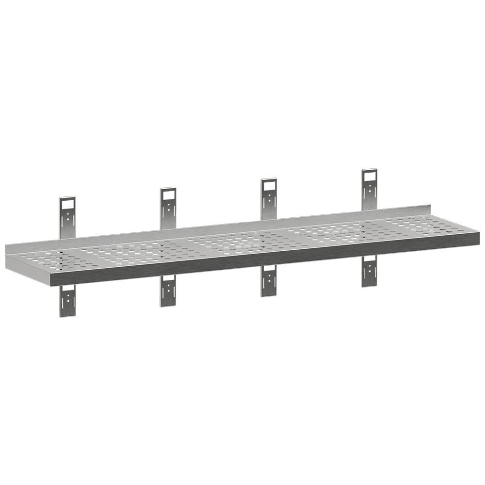Raft de perete perforat cu 4 console și 4 montanți