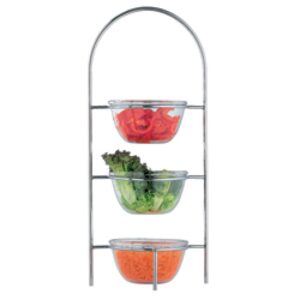 Suport pentru cereale sau salată, 3 boluri Ø 210 mm