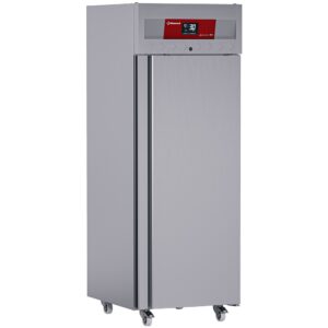 Congelator ventilat 700 litri, 1 ușă GN 2/1, pe roți
