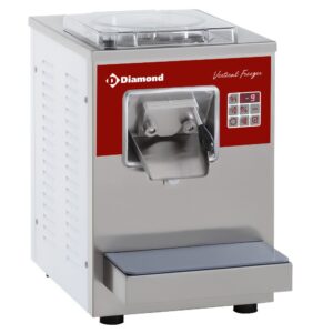 Turbină verticală automată de înghețată, de banc, 9 L/h, condensator evaporativ