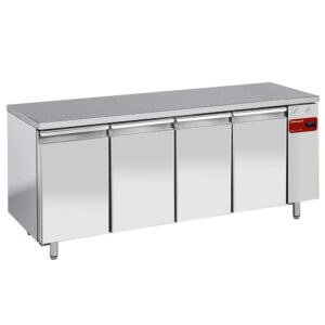 Masă de congelare murală, ventilată, 4 uși GN 1/1, 550 litri (fără grup)