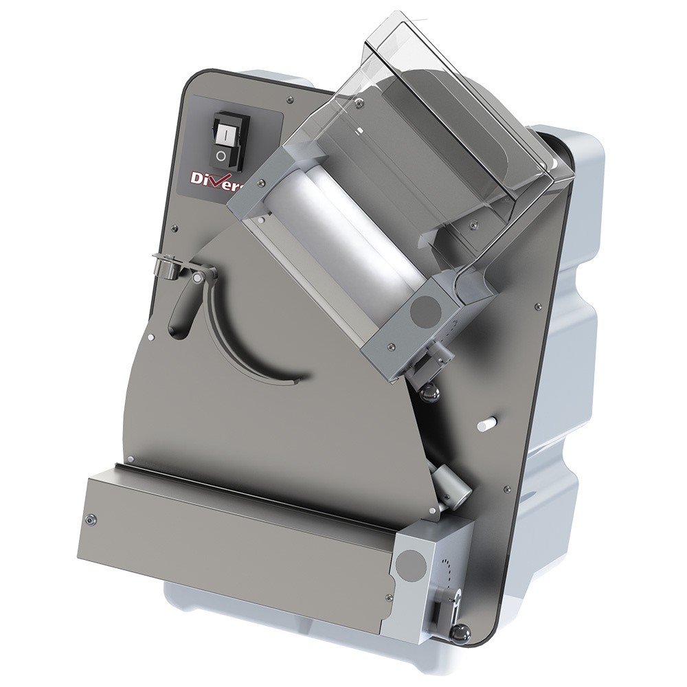 Laminor pizza Ø 300 mm, 2 role, din oțel inoxidabil /ABS