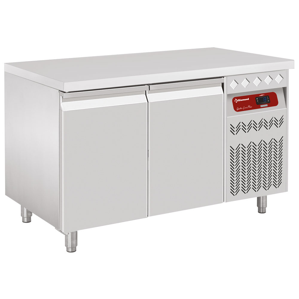 Masă frigorifică ventilată, 2 uși GN 1/1 - SILVER 700
