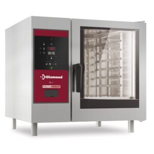 Cuptor electric cu abur de boiler și convecție 6x GN1/1+ Curățare