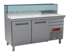 Masă refrigerată pentru pizzerie - EURONORM