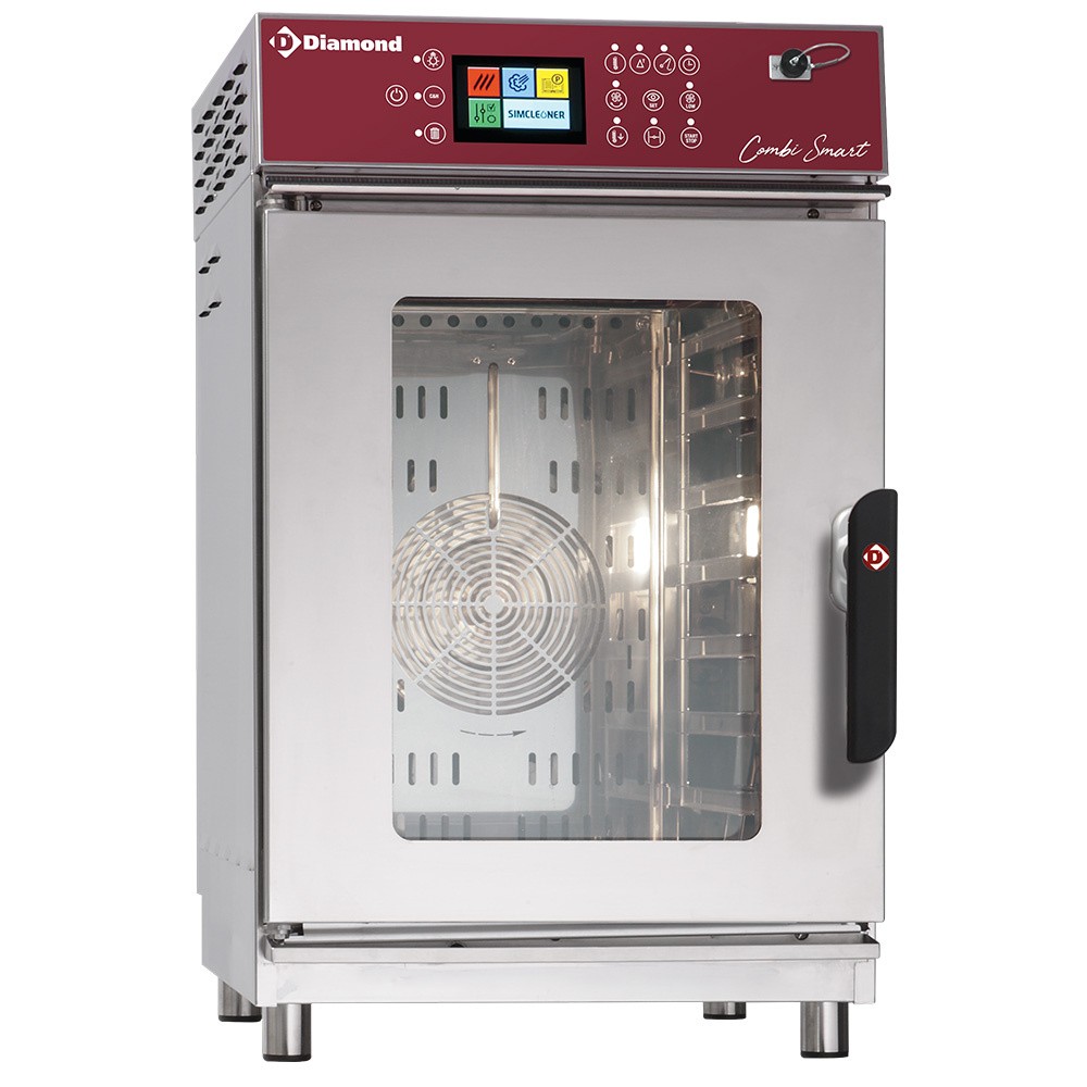 Cuptor electric, abur/convecție, 7x GN1/1 Ecran tactil + Auto-Curățare