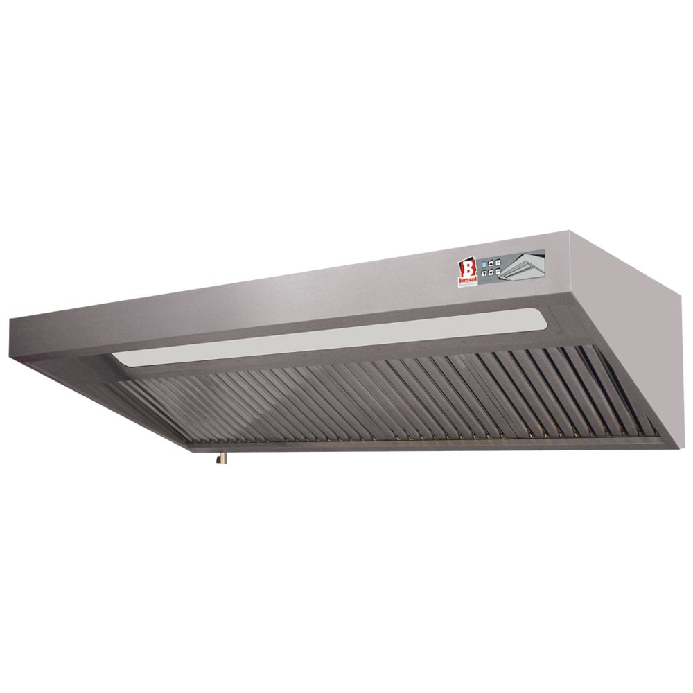 Hotă completă, (7/7-1500 M3/h) 120 Pa, iluminare, variator, 2x filtre