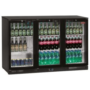 Răcitor de sticle ventilat, „Back Bar”, 3 uși batante