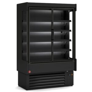 Element frigorific de perete ventilat, cu unitate, 2 uși batante