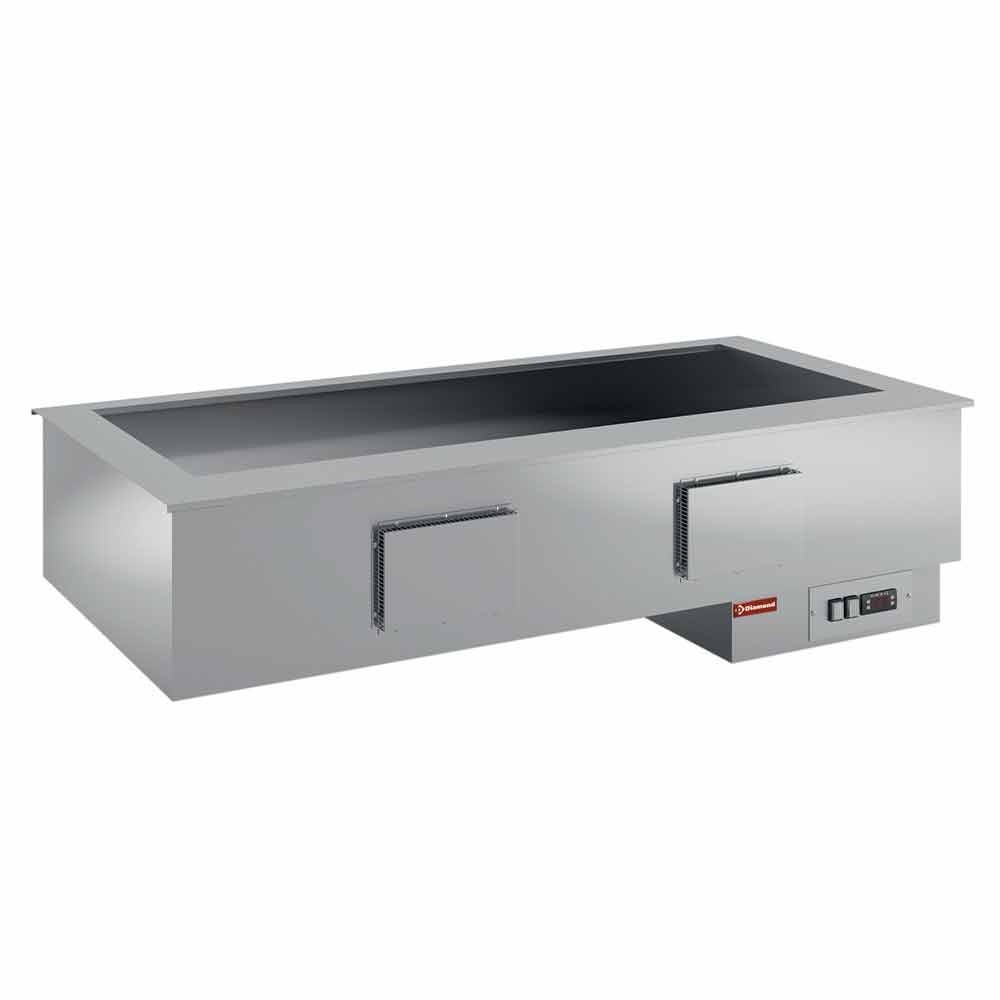 Element chiuvetă bain-marie "uscat" ventilat 4x GN 1/1