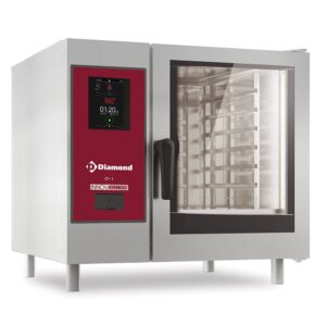 Cuptor electric ."TOUCH" cu abur direct și convecție, 6xGN1/1 + curățare