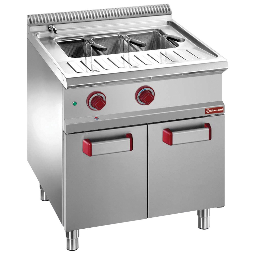 Fierbător de paste electric 1 cuvă de 40 litri (fără coșuri), cu dulap