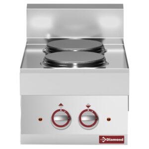 Plită electrică 2 ochiuri rotunde -top- "Alpha 650"