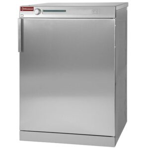 Uscător cu tambur 6,5 kg „inox-titanium”, cu condensator