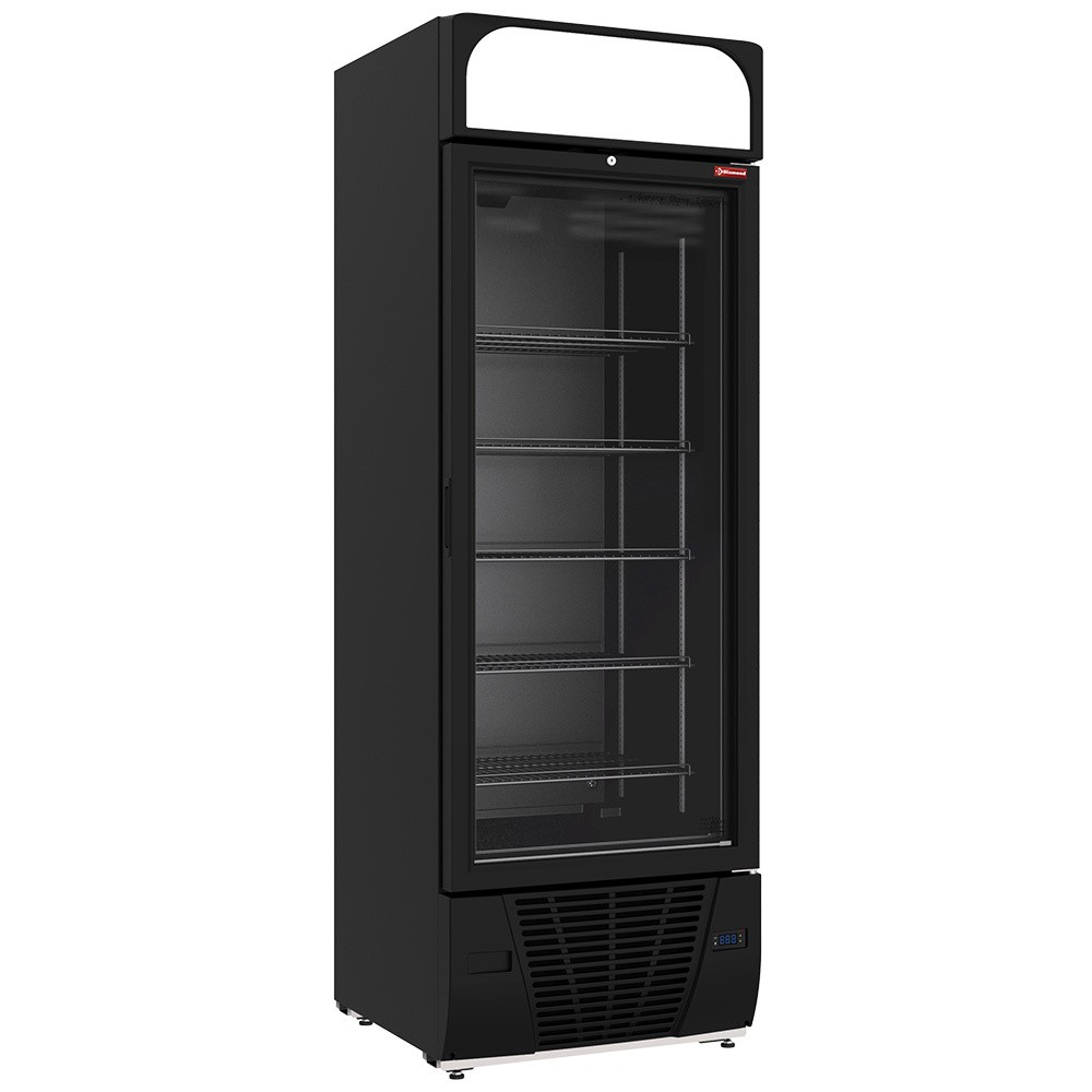 Vitrină frigorifică negativă 496 litri - 6 nivele cu lightbox - NEGRU