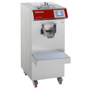 Aparat de pasteurizare combinat cu turbină de înghețată 35 litri/h, condensator evaporativ, VV și TOUCH SCREEN