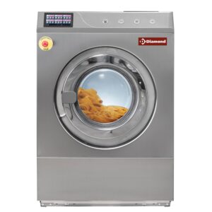 Mașină de spălat cu etanșare "oțel inoxidabil" 23 kg, cu TOUCH SCREEN