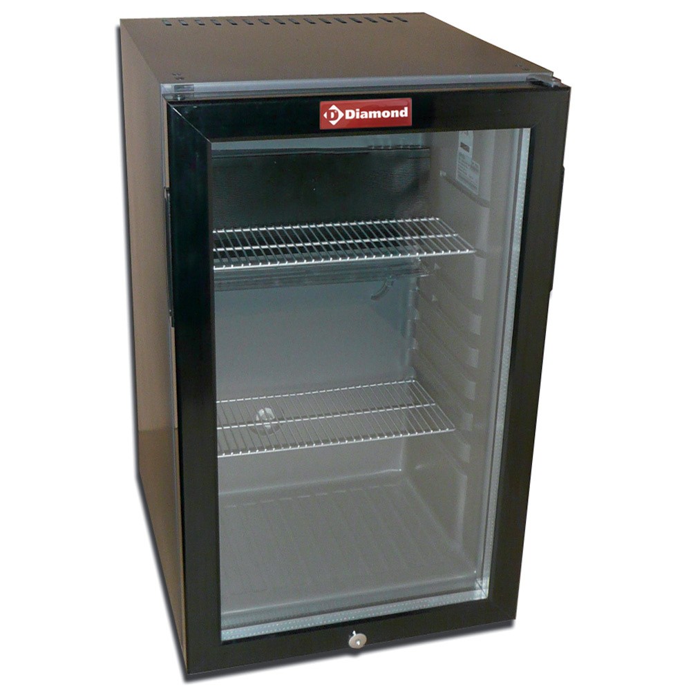 Minibar cu ușă de sticlă, 52 litri