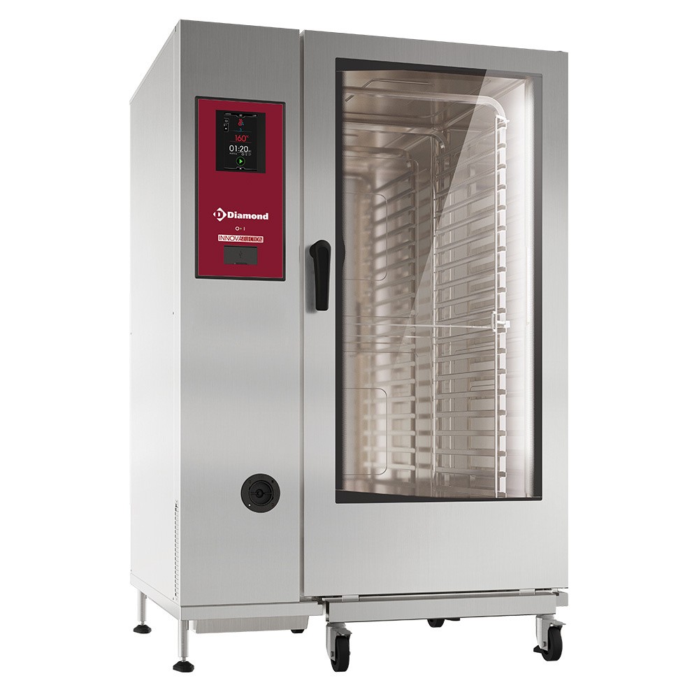 Cuptor electric "TOUCH" cu abur direct și convecție 22xGN2/1+ Curățare