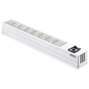 Structură refrigerată pentru alimente 8x GN 1/6 h150 mm