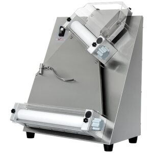 Laminor pizza Ø 400 mm, 2 role, din oțel inoxidabil