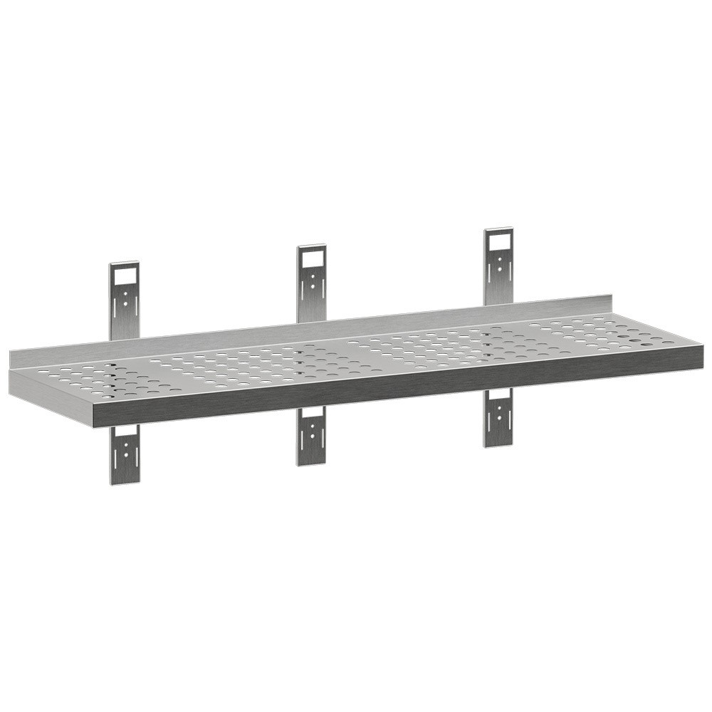 Raft de perete perforat cu 3 console și 3 montanți