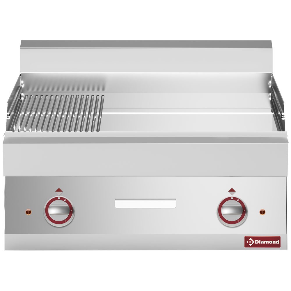 Plită electrică 2/3 plată și 1/3 striată -top- "Alpha 650"