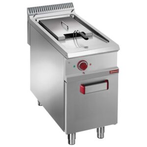 Friteuză electrică 1 cuvă 18 litri pe dulap închis