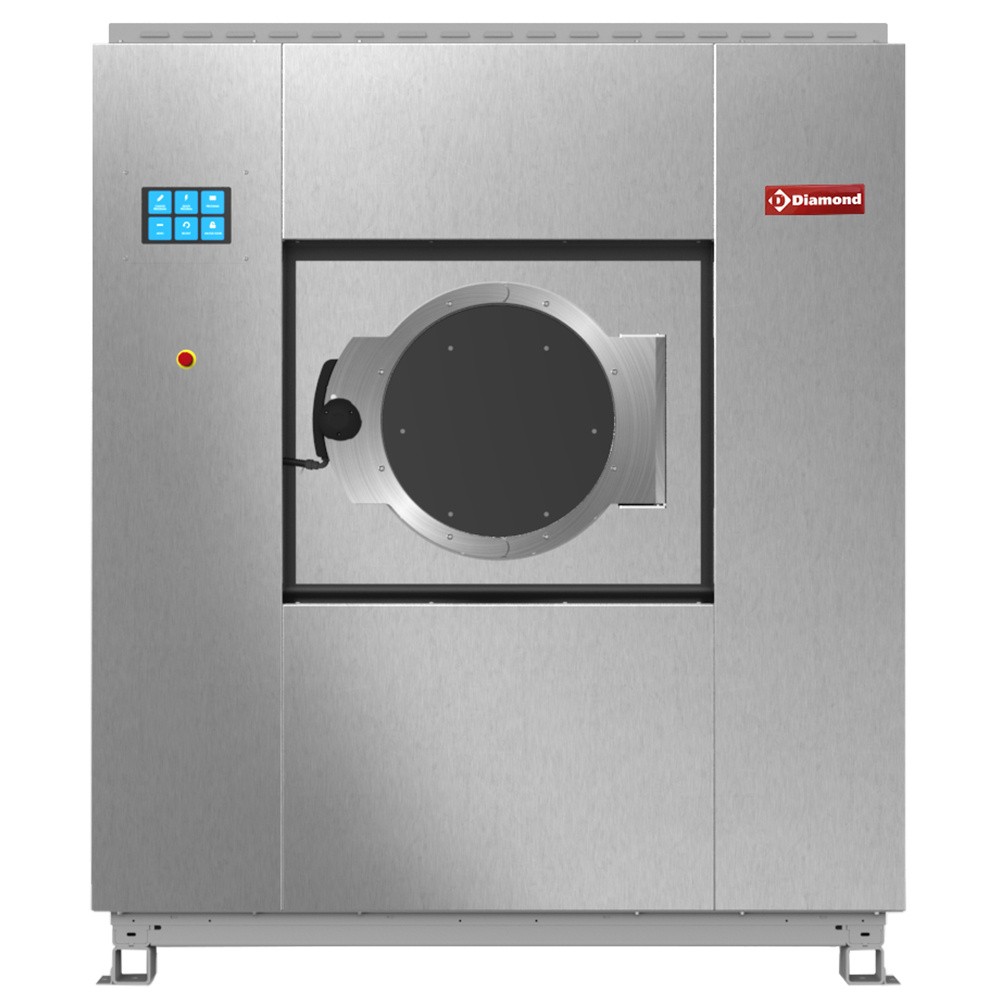 Mașină de spălat industrială cu super centrifugare, 40 kg "stainless steel"