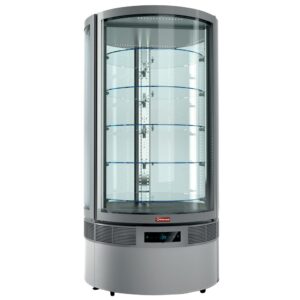 Vitrină cilindrică FULL, 5 niveluri, ventilată
