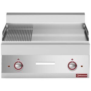 Plită electrică 2/3 plată și 1/3 striată -top- "Alpha 650"