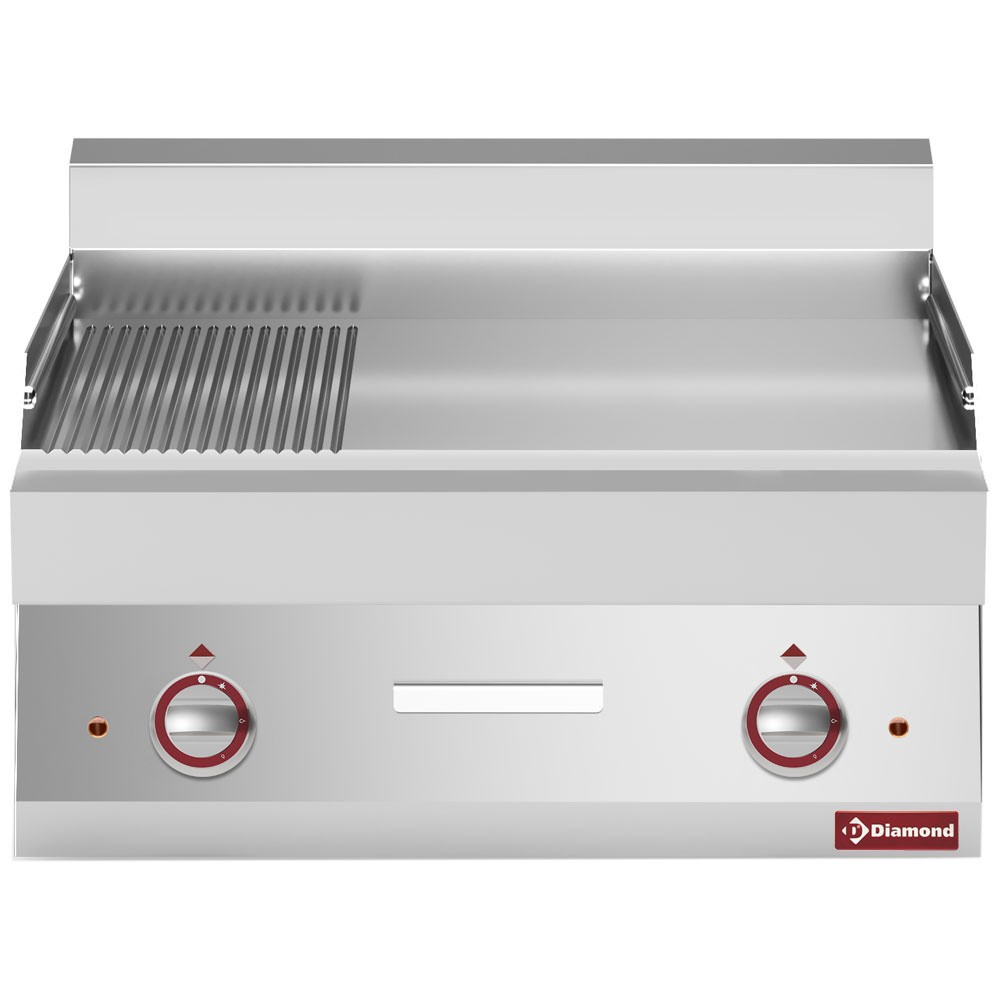 Plită electrică 2/3 plată și 1/3 striată -top- "Alpha 650"