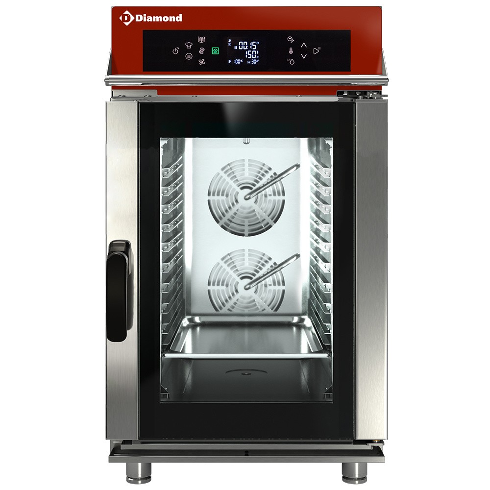 Cuptor electric, abur/convecție, 10x GN1/1 Touch/Digit + Auto-Curățare