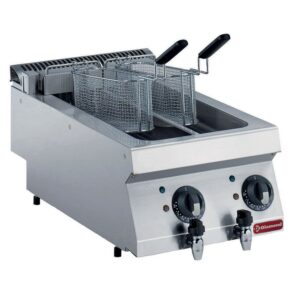 Friteuză electrică 2 cuve de 5 litri -TOP-