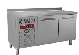 Masă frigorifică ventilată 2 uși cu bordură spate - SILVER 600