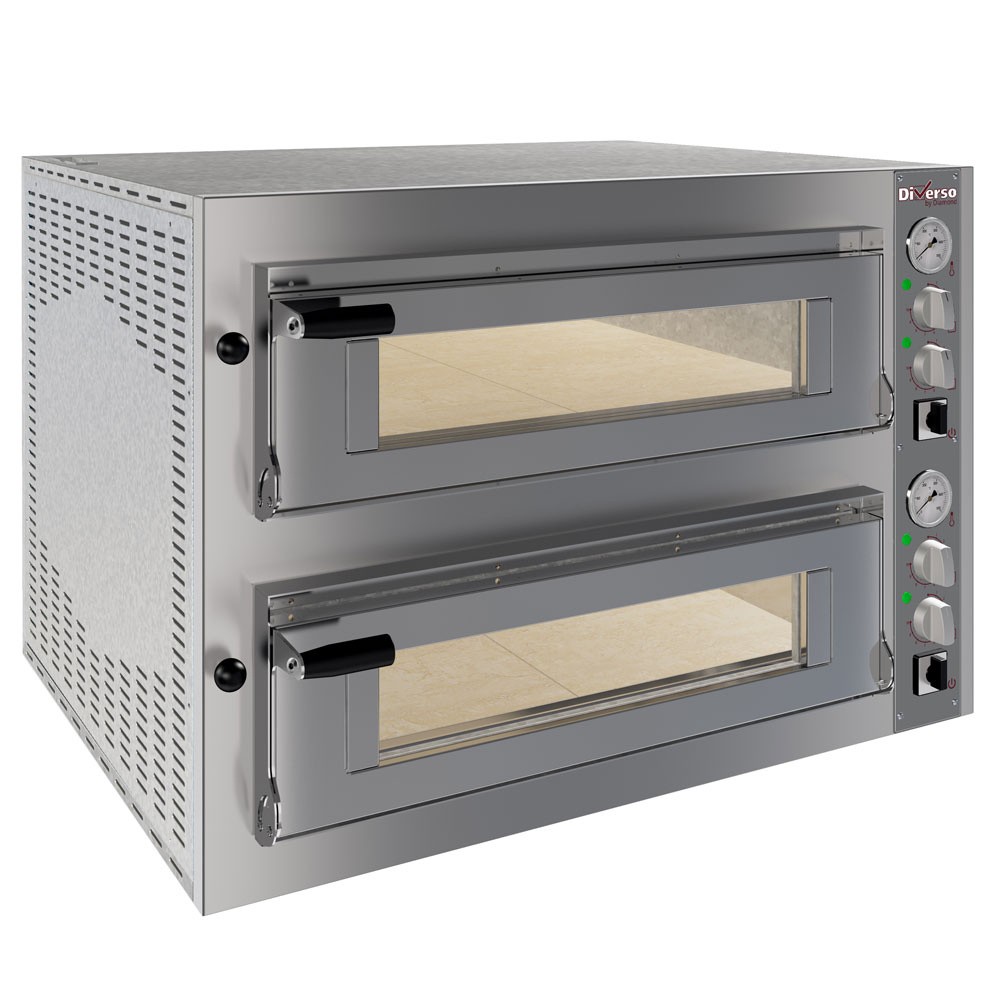 Cuptor electric 2x 4 pizza diam.350mm, 2 camere
