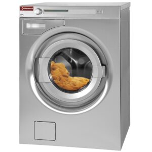 Mașină de spălat cu centrifugare 8 kg "inox-titanium", cu pompă de evacuare