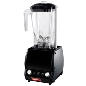 Blender profesional, pahar pătrat de sticlă 2 Litri, cu temporizator - variator de viteză