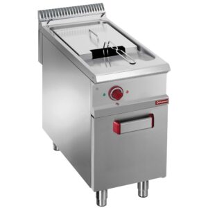 Friteuză electrică 1 cuvă 21 litri pe dulap închis
