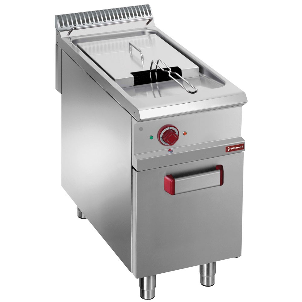 Friteuză electrică 1 cuvă 21 litri pe dulap închis