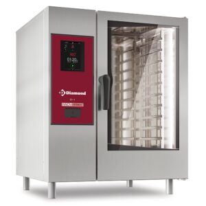 Cuptor electric "TOUCH" cu abur direct și convecție 10x GN 1/1 + Curățare