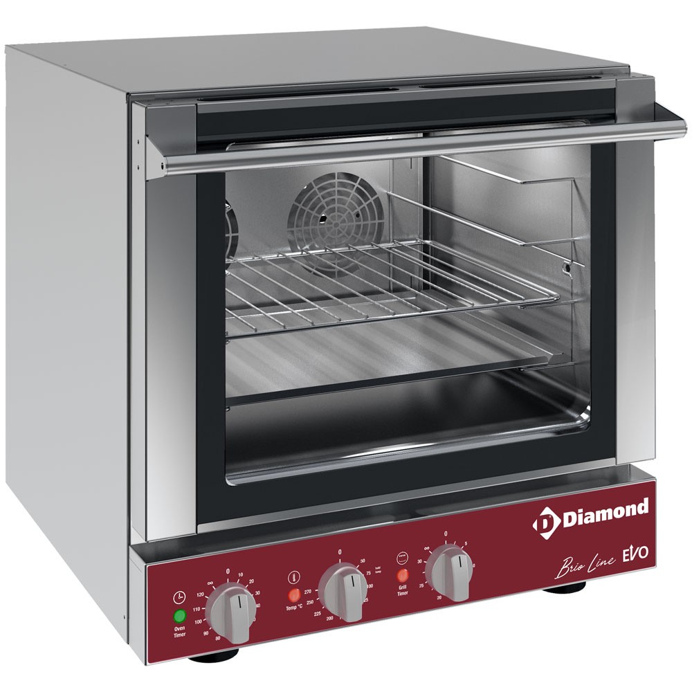 Cuptor electric convecție, 4x 460x340 mm + salamandră