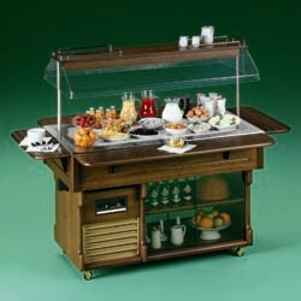 Bufet cu blat refrigerat 4 GN 1/1