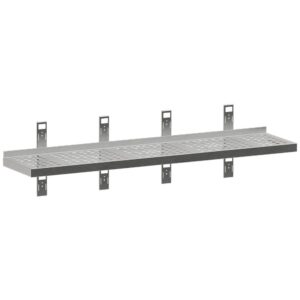 Raft de perete perforat cu 4 console și 4 montanți