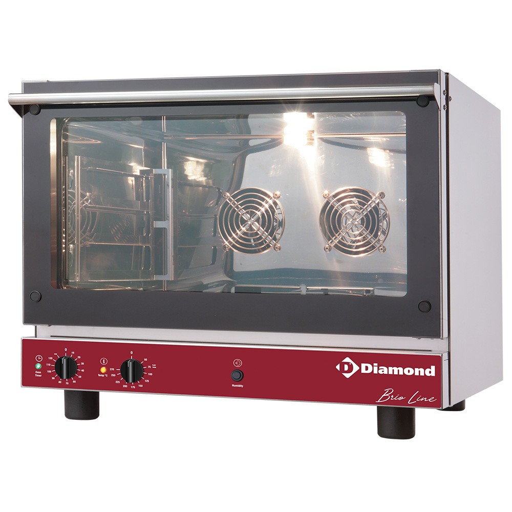 Cuptor electric convecție, 4x 600x400 mm + umidificator manual