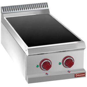 Plită vitroceramică electrică 2 ochiuri -Top-