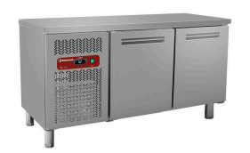 Masă frigorifică ventilată 2 uși - SILVER 600