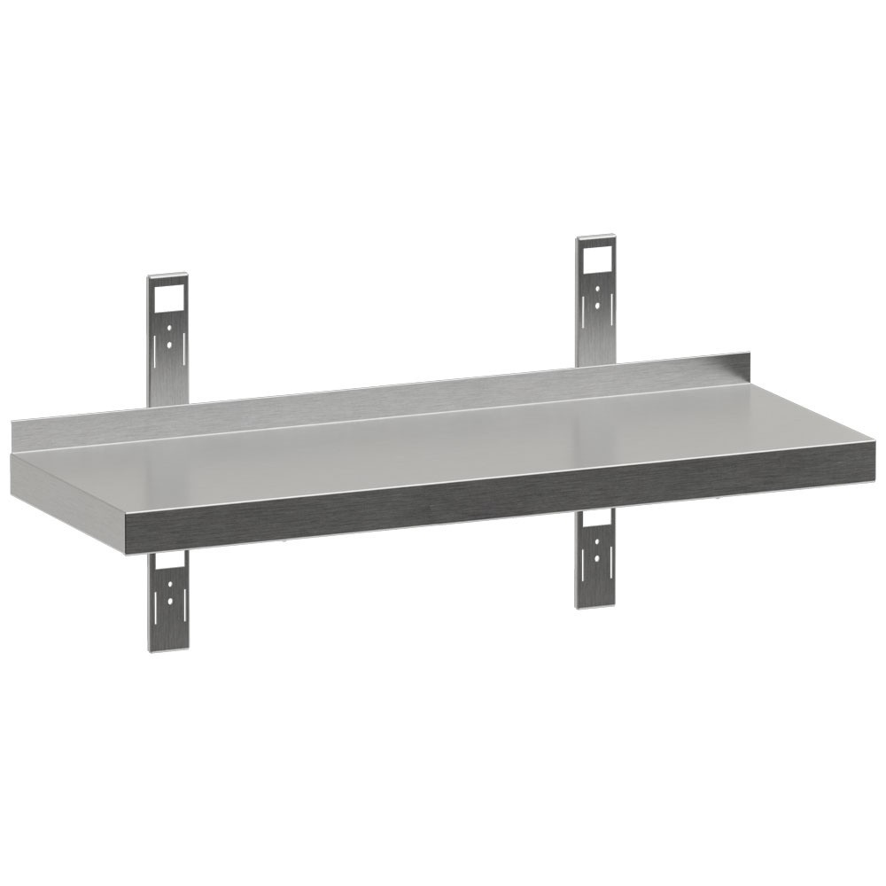 Poliță de perete cu 2 console și 2 montanți