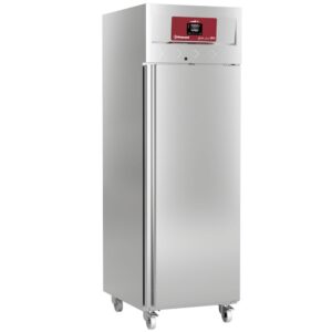 Frigider ventilat 700 litri, 1 ușă GN 2/1, pe roți