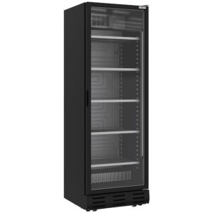Vitrină frigorifică ventilată pozitivă 382 litri NEGRU